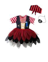 Fantasia MOMMY'S NEW MAN Pirate Toddler Girl 3-4Y com acessórios