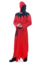 Fantasia Morte Sangrenta Túnica Adulto com Capuz - Halloween Fantasia Morte Sangrenta Túnica Adulto com Capuz - Halloween