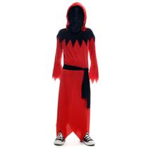 Fantasia Morte Sangrenta Túnica Infantil com Capuz - Halloween Fantasia Morte Sangrenta Túnica Infantil com Capuz - Halloween