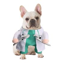 Fantasia NACOCO Halloween Dog Doctor para pequenos, médios e grandes