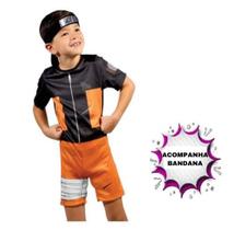 Fantasia Naruto Uzumaki Infantil Original Cosplay