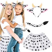 Fantasia Newcotte Halloween Animal Tutu Ears Headband Tail Cow