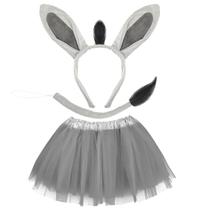 Fantasia Newcotte Halloween Animal Tutu Ears Headband Tail Donkey