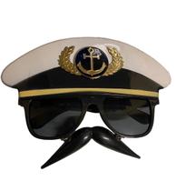 Fantasia Óculos Marinheiro c/ Bigode Plástico Carnaval Fantasia Óculos Marinheiro c/ Bigode Plástico Carnaval