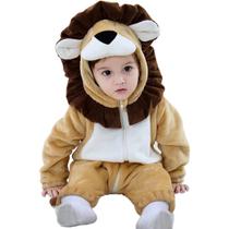 Fantasia OLLULL Baby Lion Romper de Halloween, de 6 a 12 meses, unissex Fantasia OLLULL Baby Lion Romper de Halloween, de 6 a 12 meses, unissex
