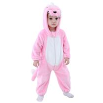 Fantasia OLLULL Baby Pink Dinosaur Romper de 6 a 12 meses Fantasia OLLULL Baby Pink Dinosaur Romper de 6 a 12 meses