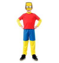 Fantasia Os Simpsons Infantil Bart Simpson Com Máscara