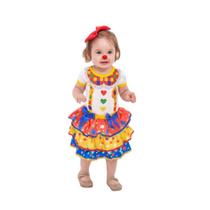 Fantasia Palhaça Bebe Menina Body e Saia Colorida de Carnaval 3 a 12 meses Fantasia Palhaça Bebe Menina Body e Saia Colorida de Carnaval 3 a 12 meses