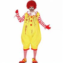 Fantasia Palhaço Halloween Assassino do Mal Adulto Masculino Luxo Cosplay Fantasia Palhaço Halloween Assassino do Mal Adulto Masculino Luxo Cosplay