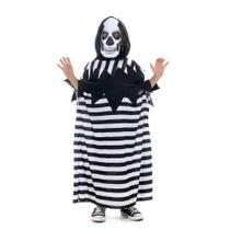 Fantasia Palhaço Infantil Pierrot Macabro Halloween