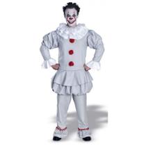 Fantasia Palhaço It Adulto Cosplay Pennywise Halloween Circo Macabro Assassino Festa Halloween Noite do Terror Dia das B Fantasia Palhaço It Adulto Cosplay Pennywise Halloween Circo Macabro Assassino Festa Halloween Noite do Terror Dia das B