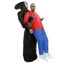 Fantasia Pânico Inflável Adulto Halloween Enchimento Eletrõnico Fantasia Pânico Inflável Adulto Halloween Enchimento Eletrõnico