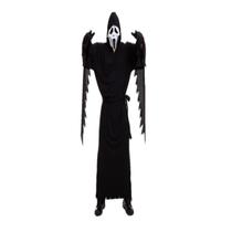 Fantasia Pânico Morte Adulto Tunica Mascara Pânico Halloween Fantasia Pânico Morte Adulto Tunica Mascara Pânico Halloween