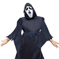 Fantasia Pânico Morte Halloween: Capa Túnica + Máscara