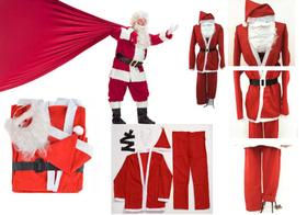 Fantasia Papai Noel Completa 5 peças Natal Festa Natalina Fantasia Papai Noel Completa 5 peças Natal Festa Natalina