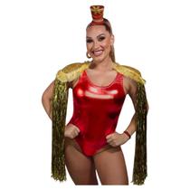 Fantasia Paquita da Xuxa Xou da Xuxa Anos 90 Retrô Flash Back Festa Ploc Anos 80 Acessório Carnaval Bloquinho Vermelho