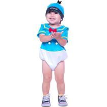 Fantasia Pato Donald Bebê Body e Gorro Disney - Rubies