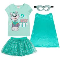Fantasia Paw Patrol Everest Little Girls 4 turquesa 7-8 anos