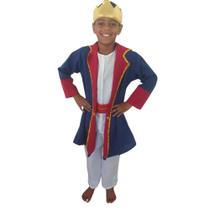Fantasia Pequeno Príncipe Lord Completa Infantil Menino Festa De Aniversário Carnaval Cosplay Rei Realeza Luxo - Fest Island