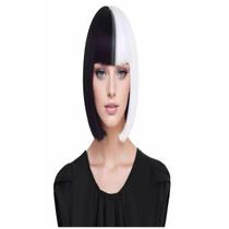 Fantasia Peruca Cruella Dua Lipa Cosplay Festas Eventos