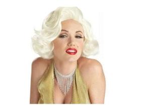 Fantasia Peruca Marilyn Monroe Cosplay Festas Eventos