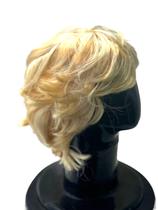 Fantasia Peruca Sintética Loira Curta Feminina/ Masculina Fantasia Peruca Sintética Loira Curta Feminina/ Masculina
