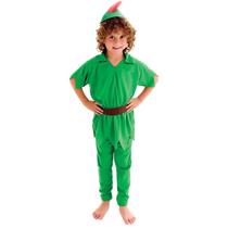 Fantasia Peter Pan Disney Infantil Longo Fantasia Peter Pan Disney Infantil Longo