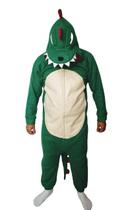 Fantasia pijama kigurum soft dinossauro verde- especiais - Pieretti Modas