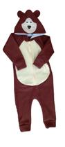 Fantasia pijama kigurum soft urso feliz - infantil