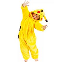Fantasia Pikachu Pokemon Bebê Unisex Com Capuz Fantasia Pikachu Pokemon Bebê Unisex Com Capuz