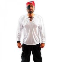 Fantasia Pirata Adulto Masculino Carnaval Halloween
