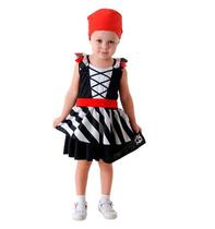 Fantasia Pirata Bebê Feminina Sulamericana Fantasia Pirata Bebê Feminina Sulamericana