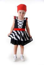 Fantasia Pirata Feminino Vestido Bebê Fantasia Pirata Feminino Vestido Bebê