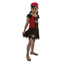 Fantasia Pirata Infantil Feminino Fantasia Pirata Infantil Feminino