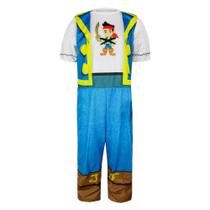 Fantasia Pirata Jack e Os Piratas Infantil Macacão Longo P 2 - 4