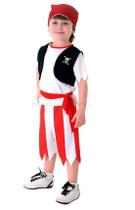 Fantasia Pirata Maculino Bebê