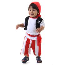 Fantasia Pirata Masculino Bebê - Carnaval