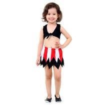 Fantasia Piratinha Menina Infantil de Halloween e Carnaval Fantasia Piratinha Menina Infantil de Halloween e Carnaval