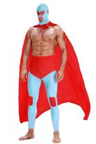 Fantasia POEWAUVE Mexican Wrestler Deluxe Halloween Red XL Fantasia POEWAUVE Mexican Wrestler Deluxe Halloween Red XL