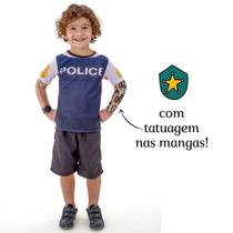 Fantasia Policial Infantil Diversão P/ Meninos - Anjo Fantasias Fantasia Policial Infantil Diversão P/ Meninos - Anjo Fantasias