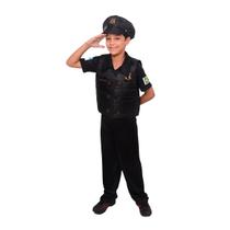 Fantasia Policial Masculino Infantil - Mundo das Fantasias