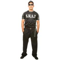 Fantasia Policial SWAT Adulto Masculino