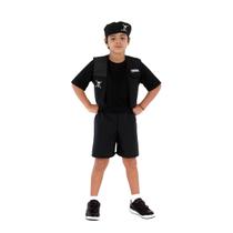 Fantasia Policial Tropa de Elite Infantil Curto