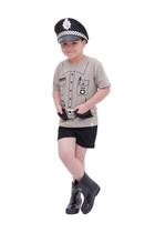Fantasia Policial Valente - camiseta e shorts