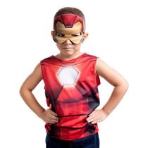 Fantasia Pop Infantil Homem de Ferro Super Magia NovaBrink