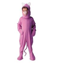 Fantasia Porco Infantil Animais Com Capuz e Focinho