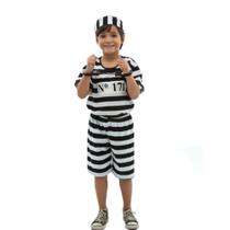 Fantasia Presidiário Infantil Masculino
