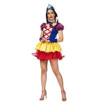 Fantasia Princesa Adulta Branca de Neve Luxo Completa Fantasia Princesa Adulta Branca de Neve Luxo Completa