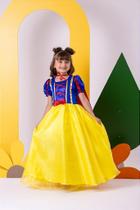 Fantasia Princesa Belli Branca de Neve - Vestido Infantil