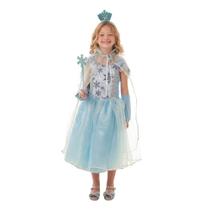 Fantasia Princesa do Gelo Frozen Infantil Luxo feminina Fantasia Princesa do Gelo Frozen Infantil Luxo feminina